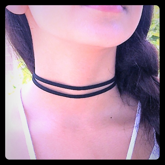Double Wrap Suede Choker - Picture 1 of 2